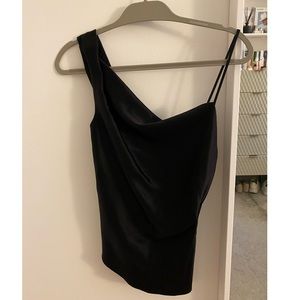 Allen Schwartz silk black top